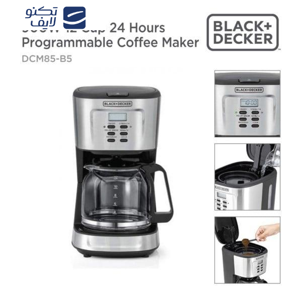 قهوه ساز بلک اند دکر مدل DCM85-B5 قهوه ساز بلک اند دکر مدل DCM85-B5