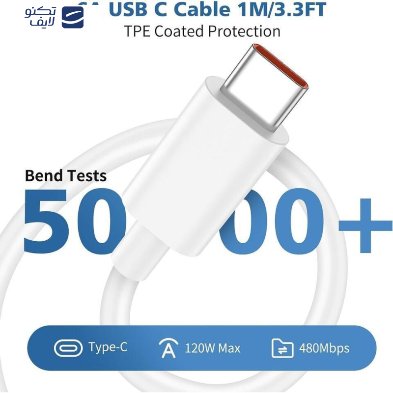 شارژر دیواری 120 وات شیائومی مدل MDY-13-EF به همراه کابل تبدیل USB-C شارژر دیواری 120 وات شیائومی مدل MDY-13-EF به همراه کابل تبدیل USB-C