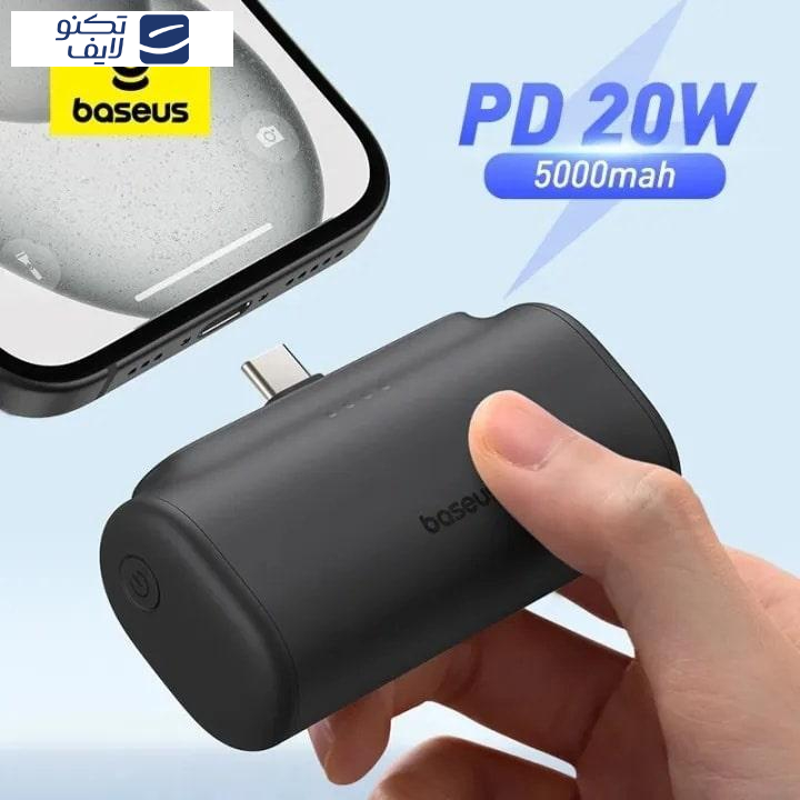 پاوربانک بیسوس مدل PPWC05T ظرفیت 5000 میلی آمپر ساعت