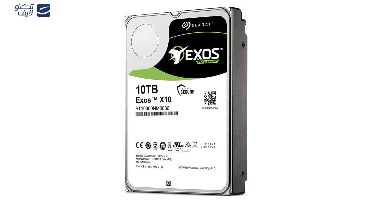 هارد دیسک اینترنال سیگیت مدل Exos ST10000NM0086 ظرفیت 10 ترابایت هارد دیسک اینترنال سیگیت مدل Exos ST10000NM0086 ظرفیت 10 ترابایت
