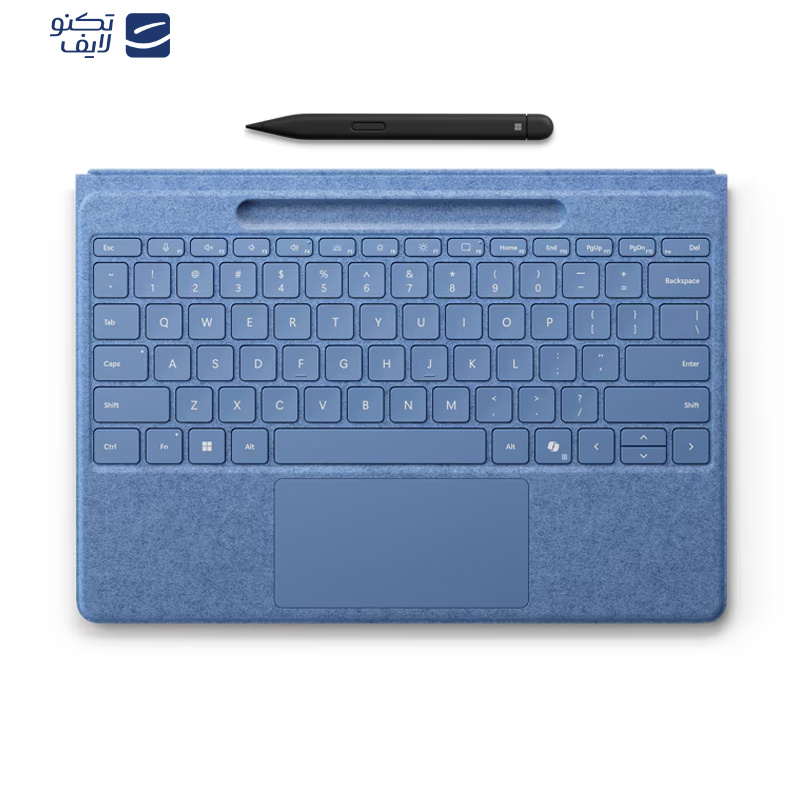کیبورد بی سیم تبلت مایکروسافت مدل  Surface Pro Flex Keyboard with Slim Pen 2 مناسب برای تبلت مایکروسافت سرفیس Pro 8/Pro 9/Pro 10/Pro 11 به همراه قلم اسلیم 2 کیبورد بی سیم تبلت مایکروسافت مدل  Surface Pro Flex Keyboard with Slim Pen 2 مناسب برای تبلت مایکروسافت سرفیس Pro 8/Pro 9/Pro 10/Pro 11 به همراه قلم اسلیم 2