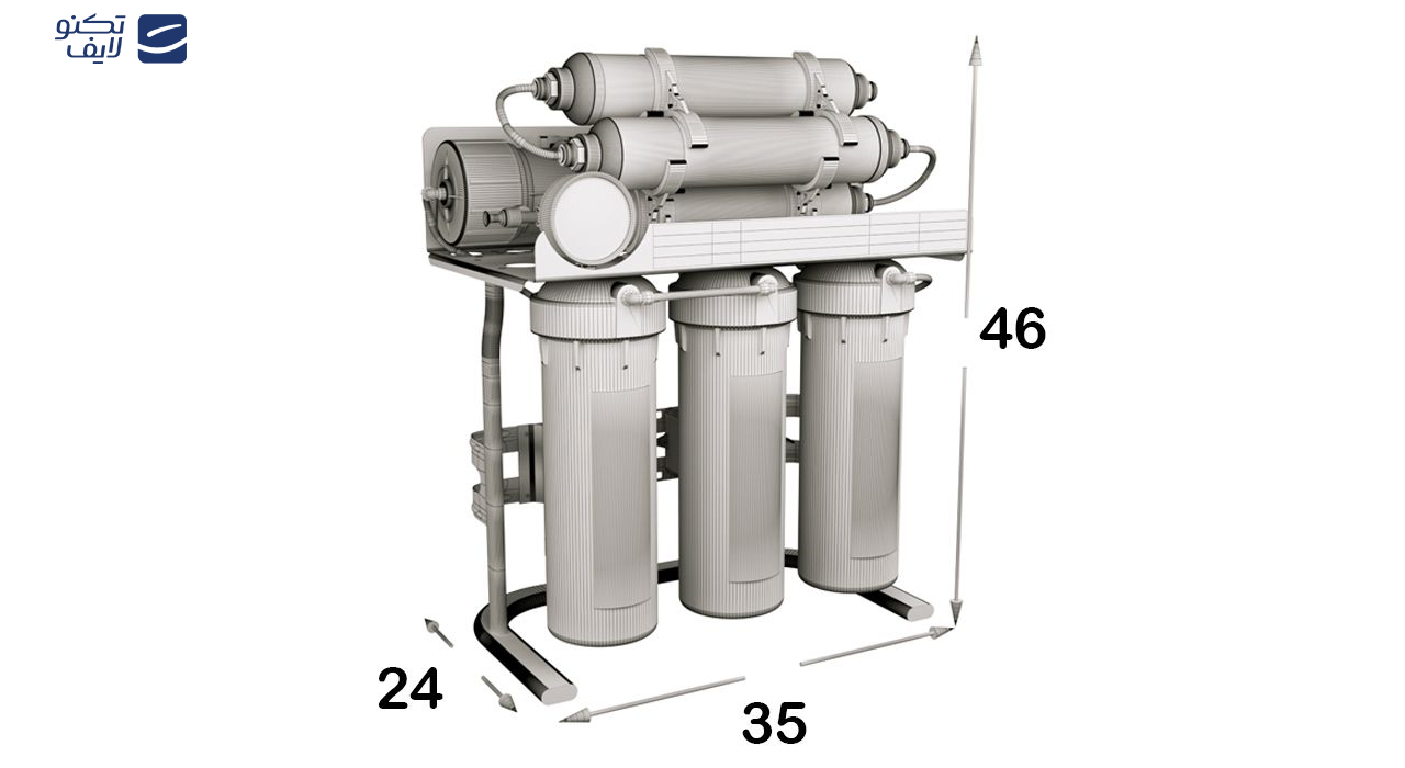دستگاه تصفیه کننده آب خانگی اس اس وی مدل UltraSpring X700 دستگاه تصفیه کننده آب خانگی اس اس وی مدل UltraSpring X700