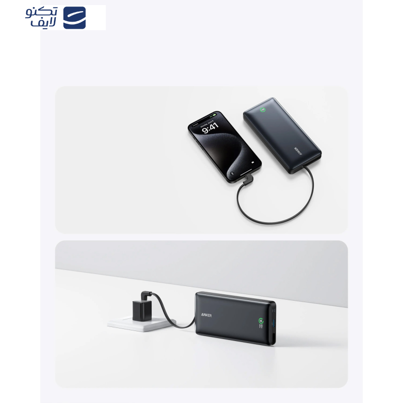 پاوربانک انکر مدل A1387H21 ظرفیت 20000 میلی آمپر ساعت پاوربانک انکر مدل A1387H21 ظرفیت 20000 میلی آمپر ساعت