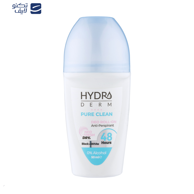 رول ضد تعریق زنانه هیدرودرم مدل Pure Clean حجم 50 میلی لیتر رول ضد تعریق زنانه هیدرودرم مدل Pure Clean حجم 50 میلی لیتر