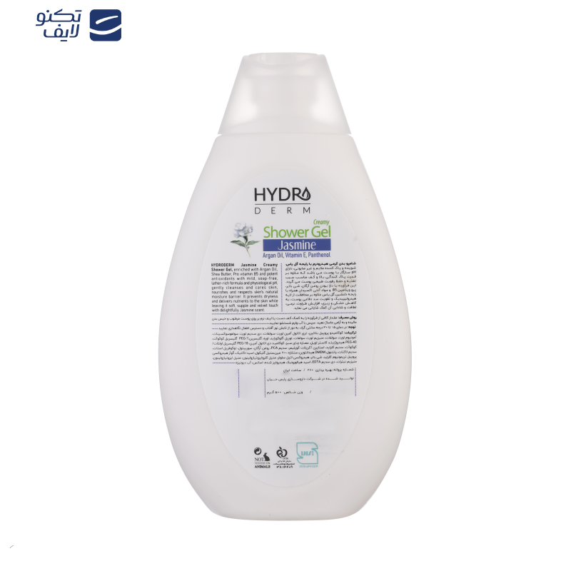 شامپو بدن کرمی هیدرودرم مدل Jasmine مناسب انواع پوست حجم 500 میلی لیتر شامپو بدن کرمی هیدرودرم مدل Jasmine مناسب انواع پوست حجم 500 میلی لیتر