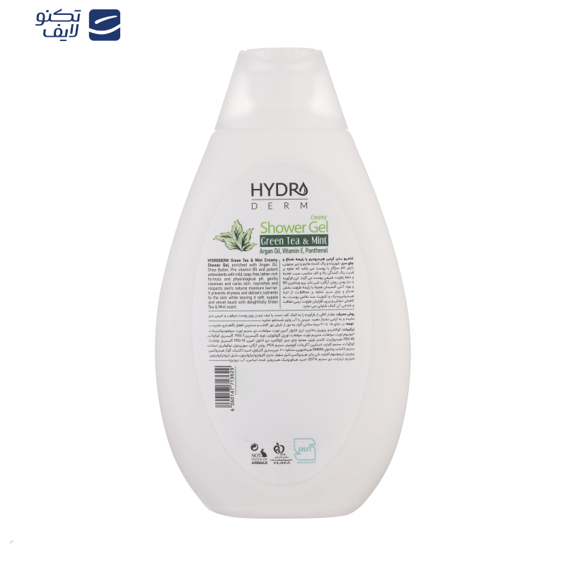شامپو بدن هیدرودرم مدل Green Tea and Mint مناسب انواع پوست حجم 500 میلی لیتر شامپو بدن هیدرودرم مدل Green Tea and Mint مناسب انواع پوست حجم 500 میلی لیتر