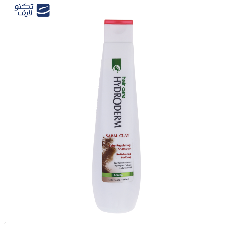 شامپو کنترل کننده چربی مو و پوست سر هیدرودرم مدل Sabal Clay مناسب موهای چرب حجم 400 میلی لیتر شامپو کنترل کننده چربی مو و پوست سر هیدرودرم مدل Sabal Clay مناسب موهای چرب حجم 400 میلی لیتر
