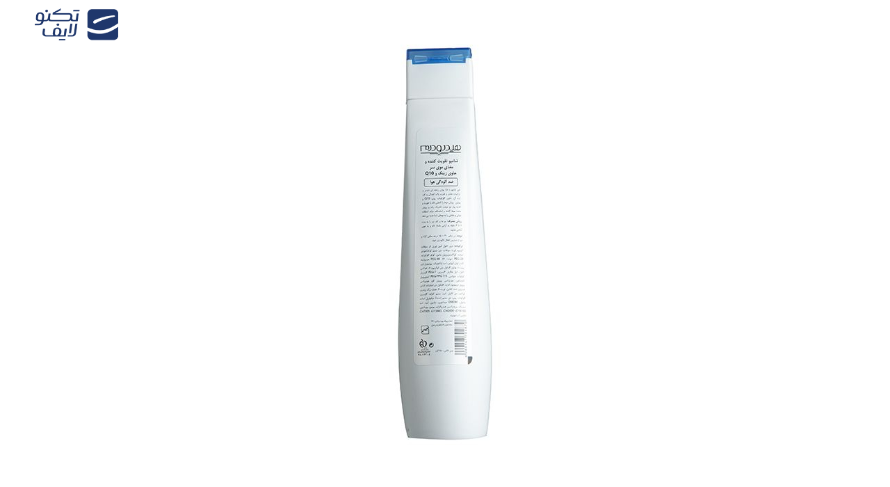 شامپو تقویت کننده هیدرودرم مدل Zinc Q10 مناسب انواع مو حجم 250 میلی لیتر