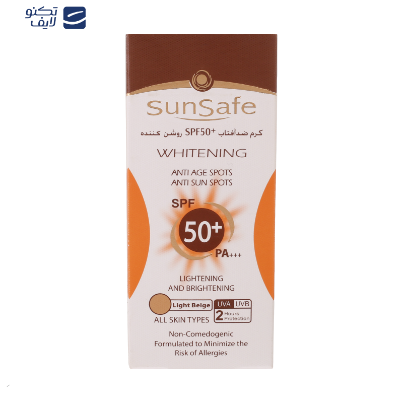کرم ضد آفتاب رنگی سان سیف SPF 50 مدل 002 مناسب برای انواع پوست حجم 50 میلی لیتر کرم ضد آفتاب رنگی سان سیف SPF 50 مدل 002 مناسب برای انواع پوست حجم 50 میلی لیتر