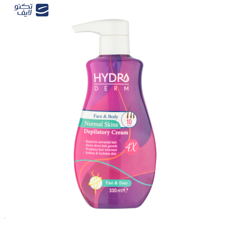 کرم موبر صورت و بدن هیدرودرم مناسب پوست معمولی حجم 330 میلی لیتر کرم موبر صورت و بدن هیدرودرم مناسب پوست معمولی حجم 330 میلی لیتر