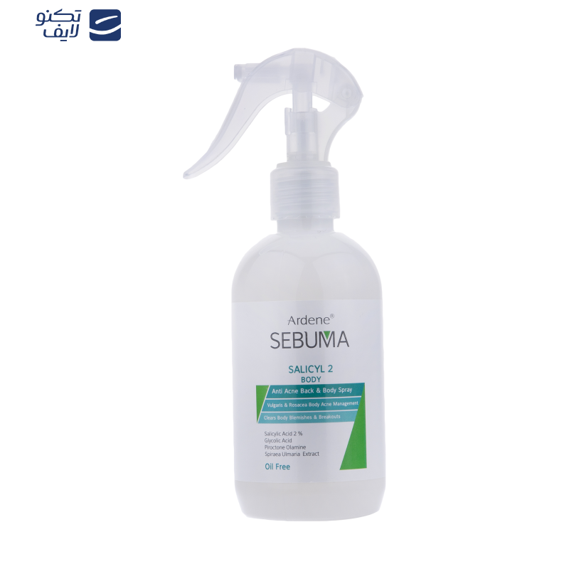 اسپری ضد جوش آردن سبوما مدل SALICYL2 حجم 250 میلی لیتر  اسپری ضد جوش آردن سبوما مدل SALICYL2 حجم 250 میلی لیتر
