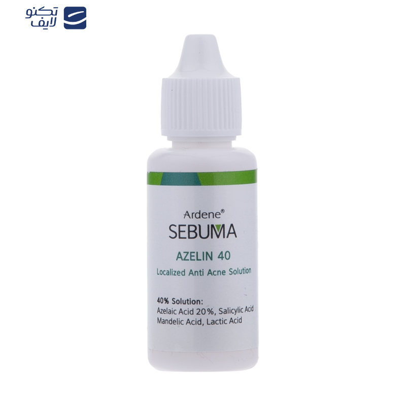 محلول ضد جوش آردن سبوما  مدل azelin حجم 30 میلی لیتر محلول ضد جوش آردن سبوما  مدل azelin حجم 30 میلی لیتر
