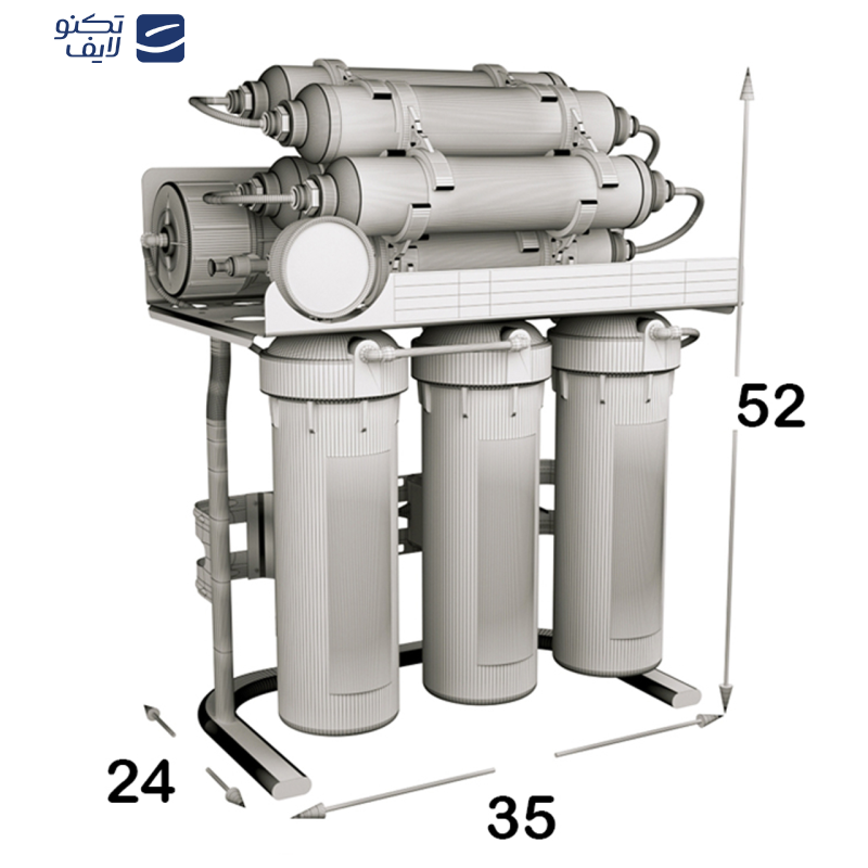 دستگاه تصفیه آب اس اس وی مدل UltraSpring 2W X900 به همراه شیر تصفیه آب دستگاه تصفیه آب اس اس وی مدل UltraSpring 2W X900 به همراه شیر تصفیه آب