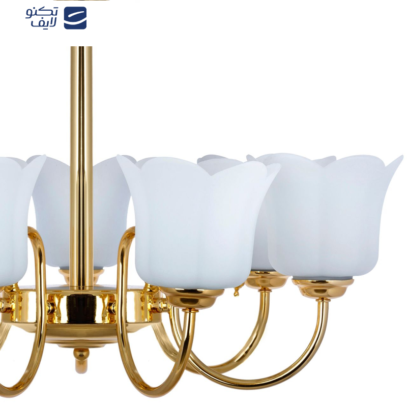 لوستر 7 شعله چشمه نور کد 856.7 لوستر 7 شعله چشمه نور کد 856.7