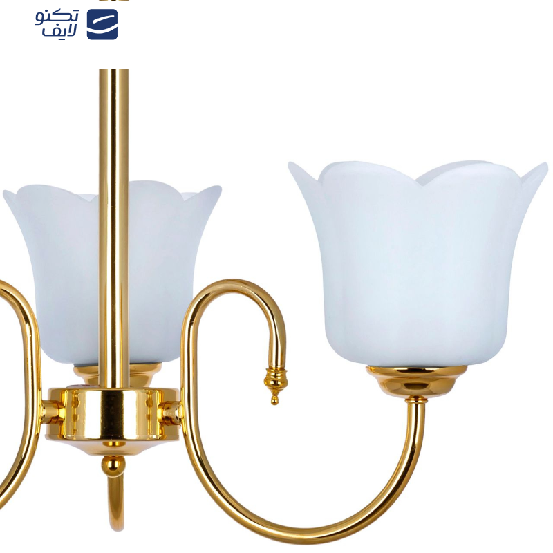 لوستر 3 شعله چشمه نور کد 856.3 لوستر 3 شعله چشمه نور کد 856.3