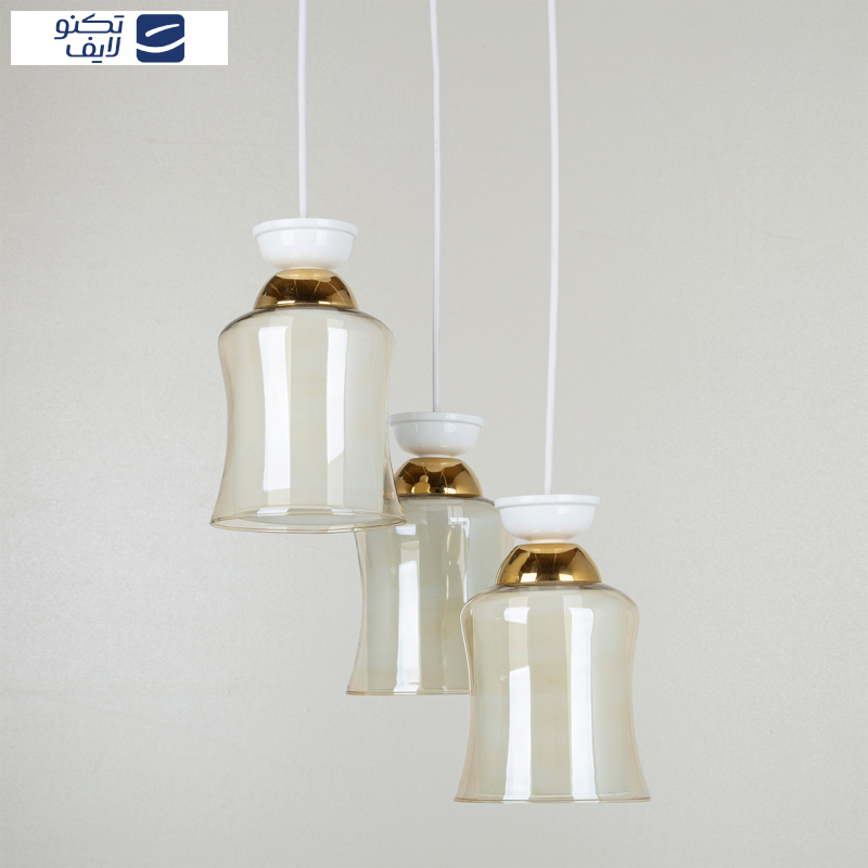 چراغ آویز چشمه نور مدل A1283/3H-WT
