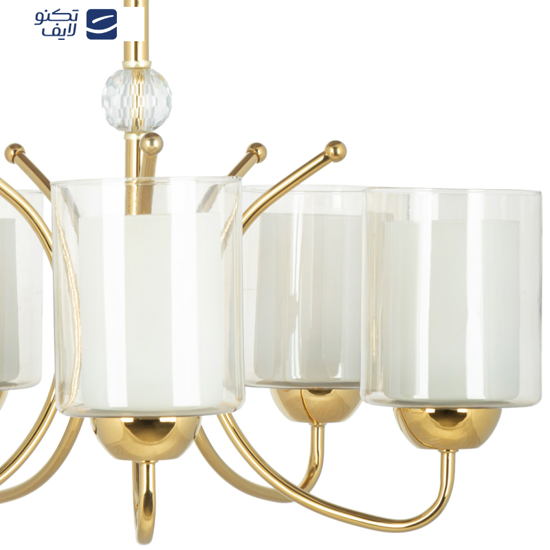 لوستر 5 شعله چشمه نور کد A824/5-G لوستر 5 شعله چشمه نور کد A824/5-G