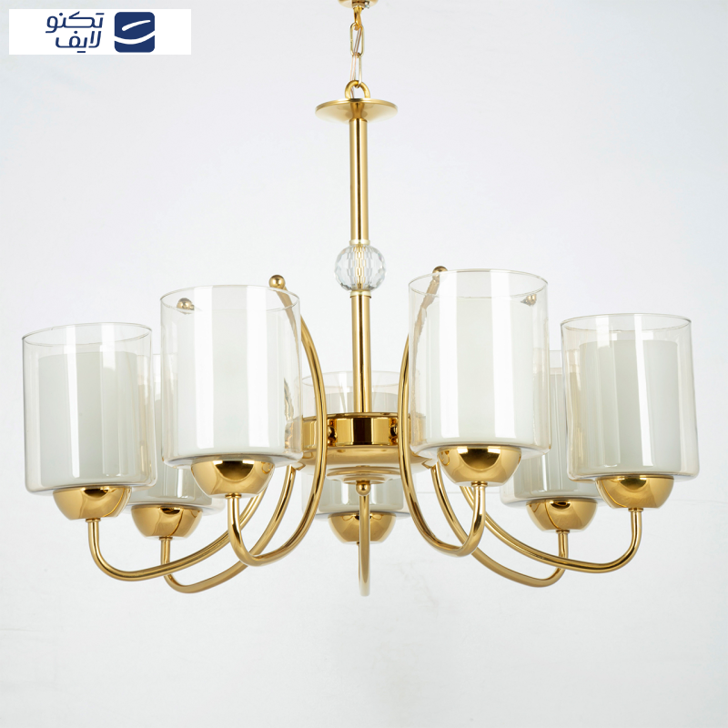 لوستر 7 شعله چشمه نور کد A824/7-G