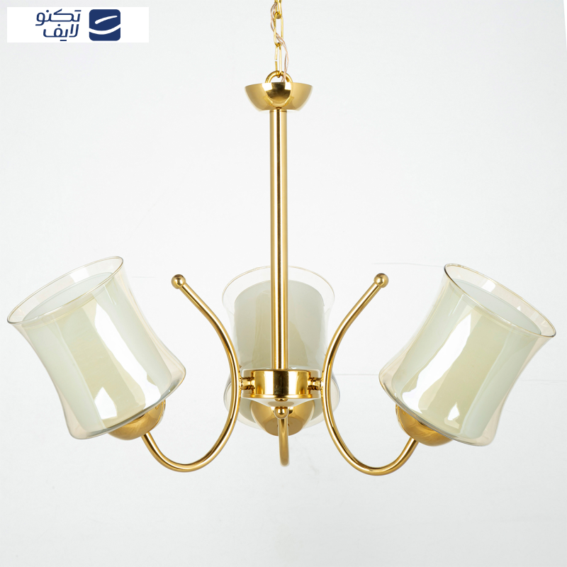 لوستر 3 شعله چشمه نور کد A825/3-G