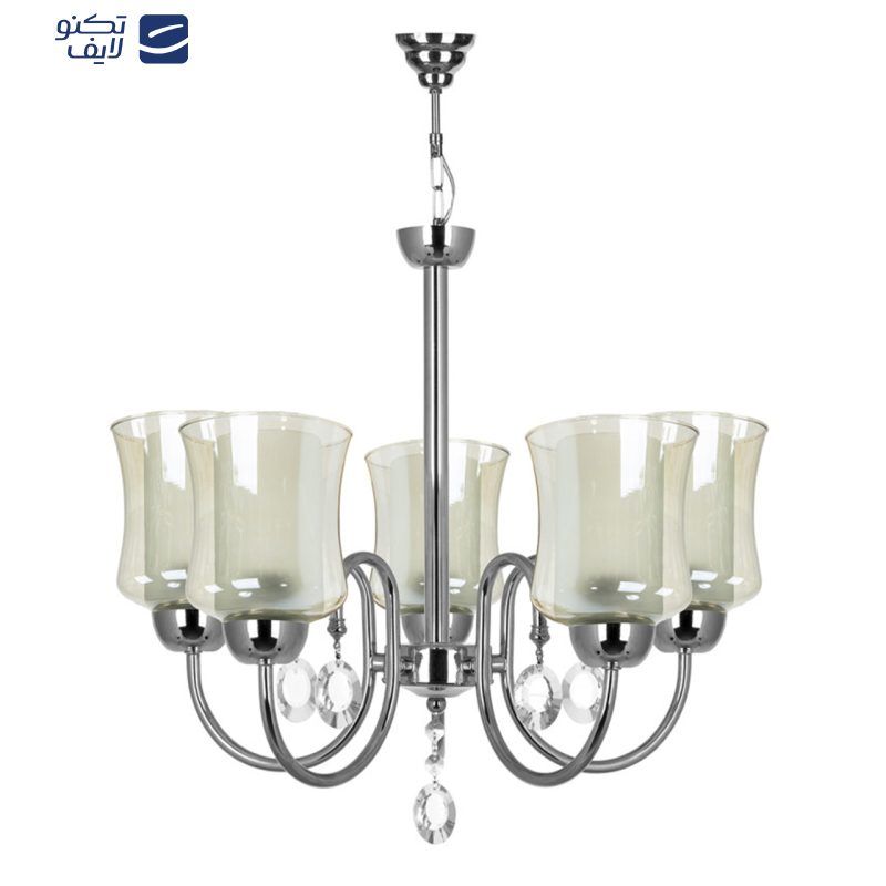 لوستر پنج شعله چشمه نور کد AB811/5 لوستر پنج شعله چشمه نور کد AB811/5