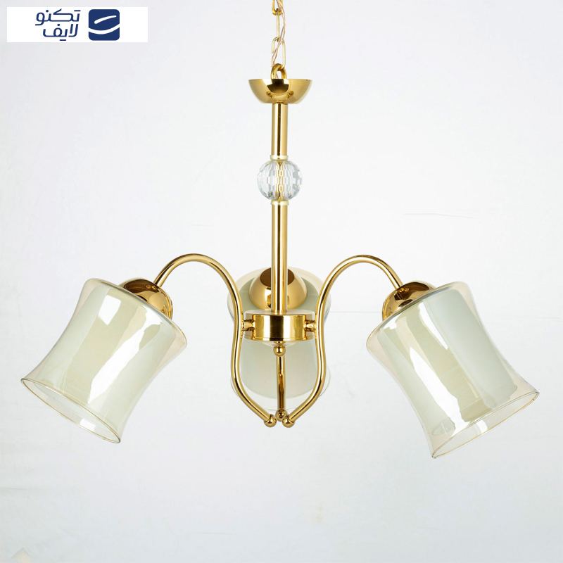 لوستر 3 شعله چشمه نور کد A833.3 لوستر 3 شعله چشمه نور کد A833.3