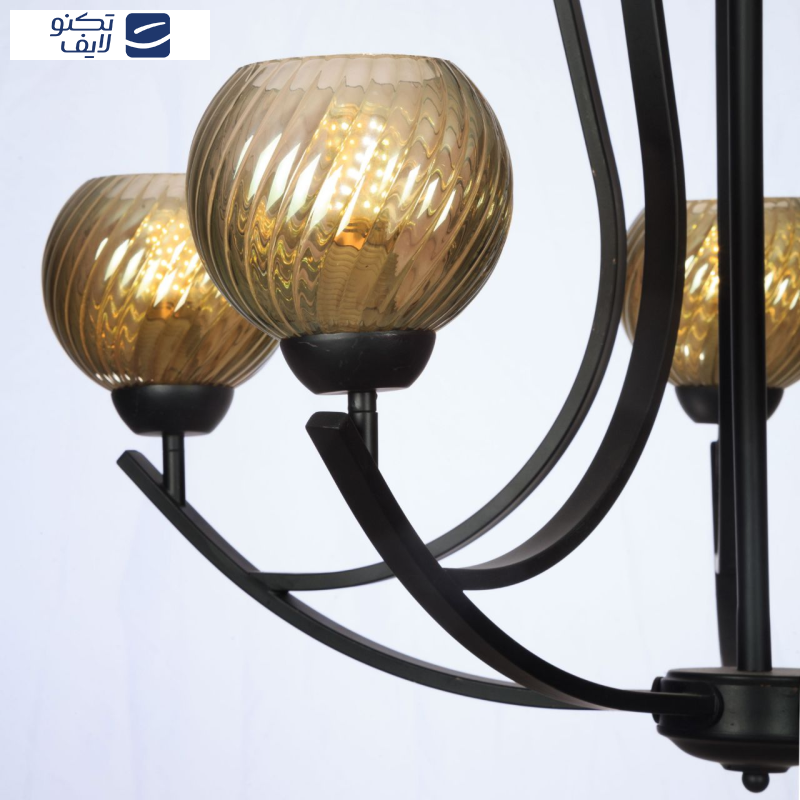 لوستر 5 شعله چشمه نور کد 2618/5BK