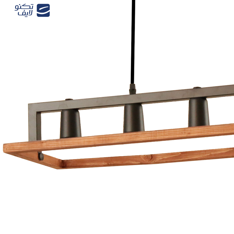 لوستر شش شعله چشمه نور کد A1336/6-BK لوستر شش شعله چشمه نور کد A1336/6-BK