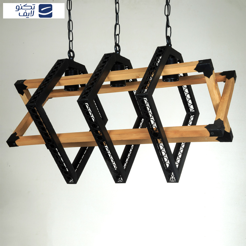 لوستر سه شعله چشمه نور کد 2231/3BK لوستر سه شعله چشمه نور کد 2231/3BK