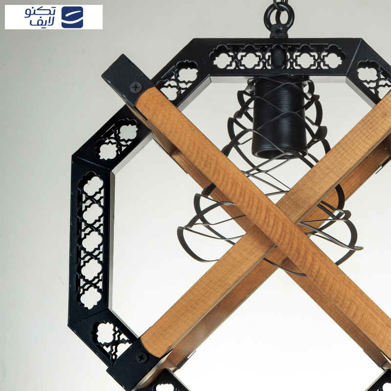 لوستر آویز 1 شعله چشمه نور کد 2240/1