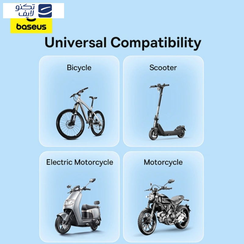 نگهدارنده گوشی موبایل دوچرخه و موتور بیسوس مدل Tip1 نگهدارنده گوشی موبایل دوچرخه و موتور بیسوس مدل Tip1
