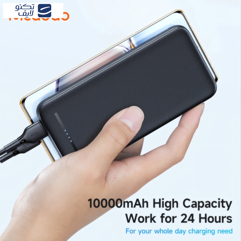 پاوربانک مک دودو مدل MC-463 LED Version ظرفیت 10000 میلی آمپرساعت پاوربانک مک دودو مدل MC-463 LED Version ظرفیت 10000 میلی آمپرساعت