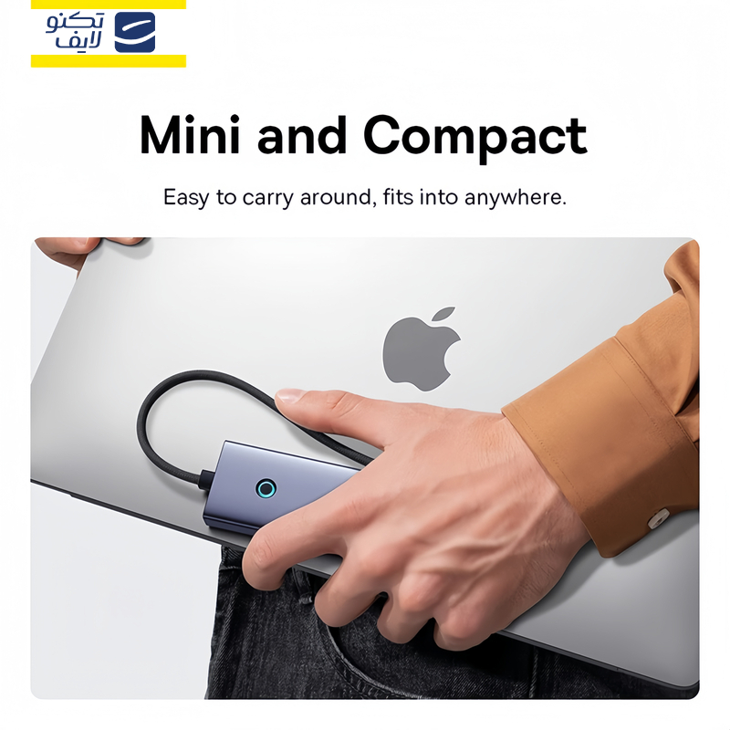 هاب 6 پورت USB-C بیسوس مدل BS-OH151 هاب 6 پورت USB-C بیسوس مدل BS-OH151