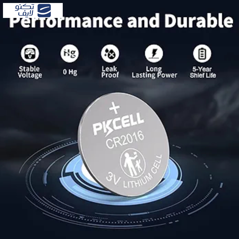 باتری سکه ای پیکی سل مدل  CR 2016 بسته 6 عددی باتری سکه ای پیکی سل مدل  CR 2016 بسته 6 عددی