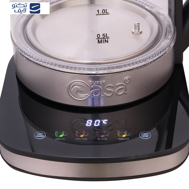 چای ساز روی هم سوپر کاسا مدل CA-310 چای ساز روی هم سوپر کاسا مدل CA-310