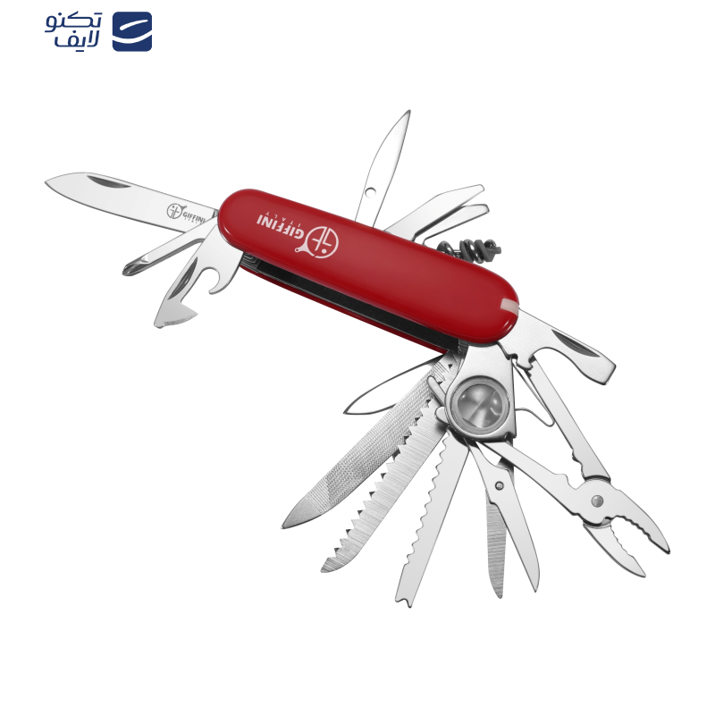 چاقو 18 کاره سفری جی فی نی مدل G-18 چاقو 18 کاره سفری جی فی نی مدل G-18