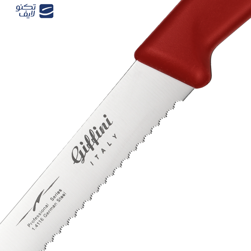 چاقو آشپزخانه جی فی نی مدل اره ای کد G-R01 چاقو آشپزخانه جی فی نی مدل اره ای کد G-R01