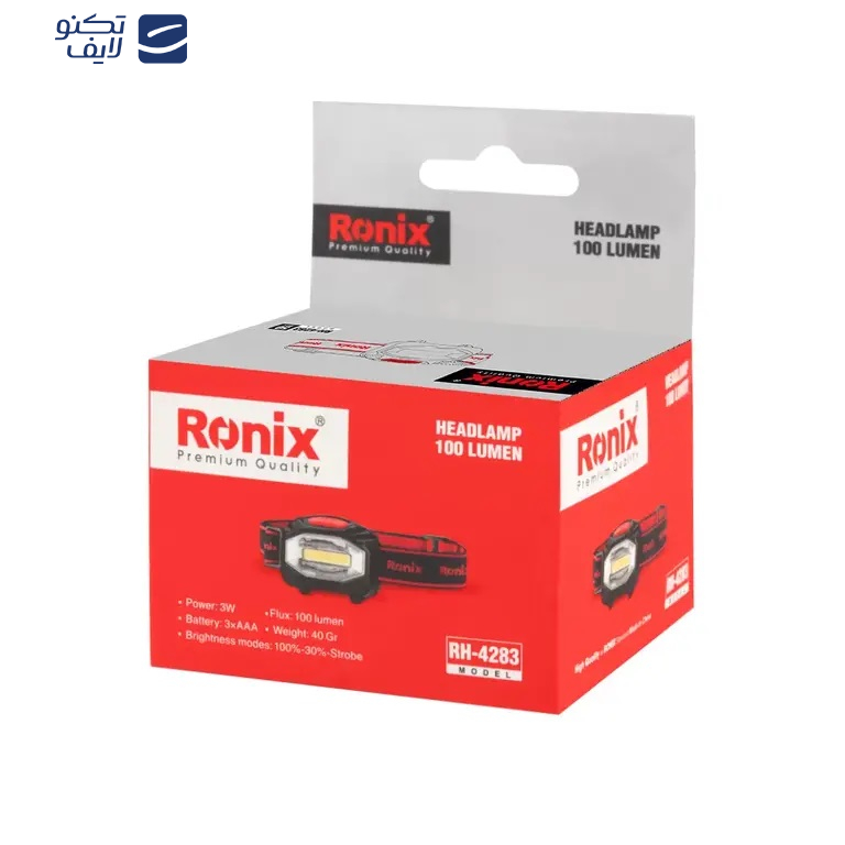 چراغ پیشانی رونیکس مدل RH-4283 چراغ پیشانی رونیکس مدل RH-4283