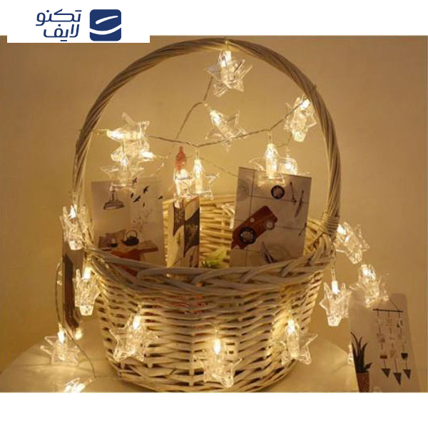 ریسه ال ای دی مدل گیره ستاره کد 20Lamp طول 4.5 متر