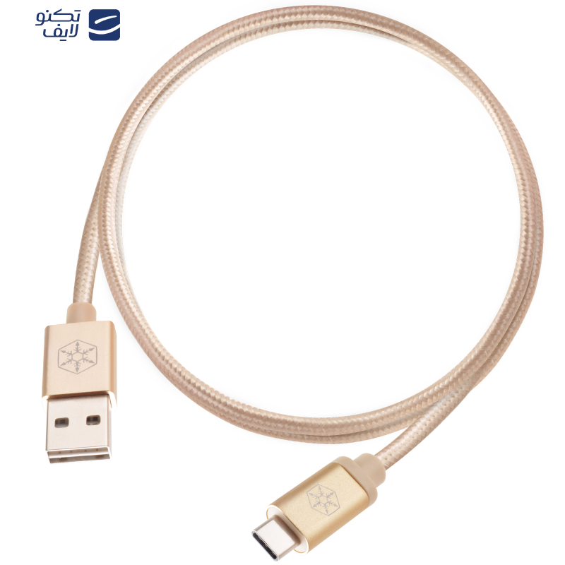 کابل تبدیل USB به USB-C سیلوراستون مدل CPU04 طول 1.8 متر کابل تبدیل USB به USB-C سیلوراستون مدل CPU04 طول 1.8 متر