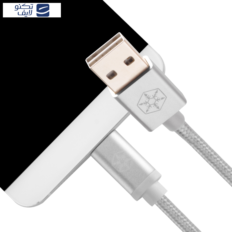 کابل تبدیل USB به USB-C سیلوراستون مدل CPU04 طول 1 متر کابل تبدیل USB به USB-C سیلوراستون مدل CPU04 طول 1 متر