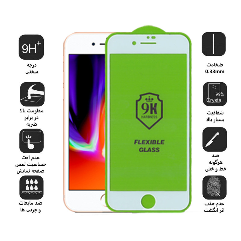 گلس گوشی اپل آیفون 7 بوف مدل NFX گلس گوشی اپل آیفون 7 بوف مدل NFX