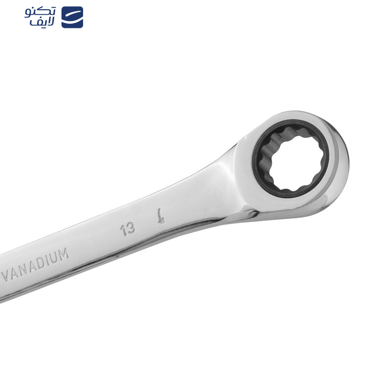 آچار یکسر تخت یک سر جغجغه رونیکس مدل RH-2163 سایز ۱۳ آچار یکسر تخت یک سر جغجغه رونیکس مدل RH-2163 سایز ۱۳