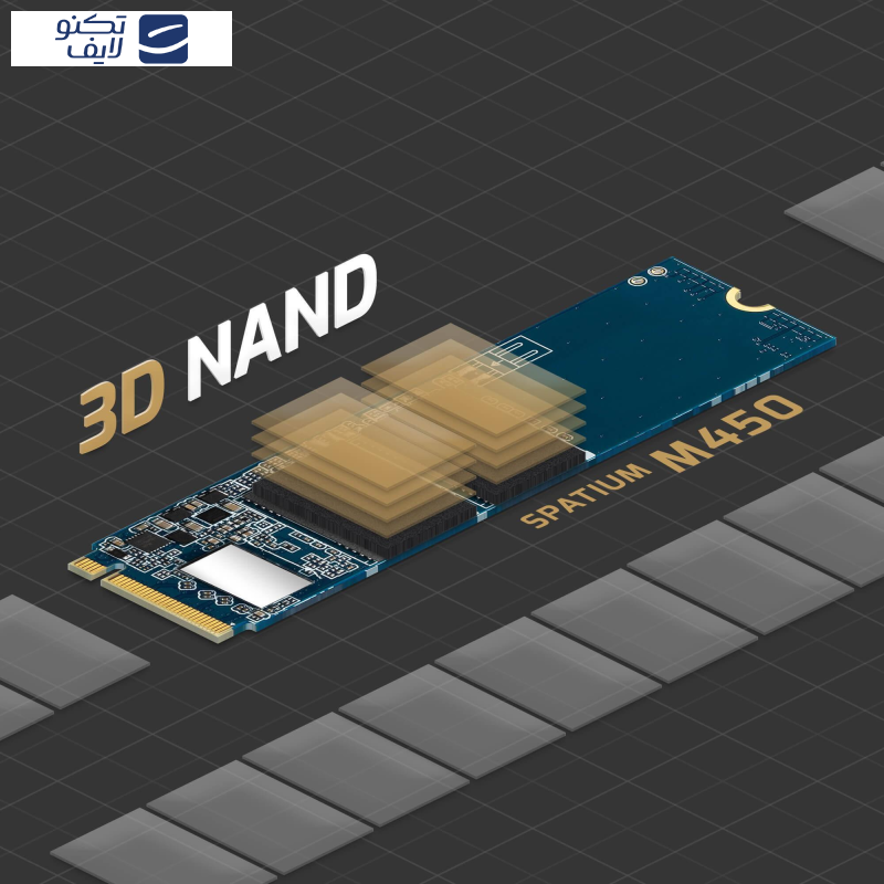 اس اس دی اینترنال PCIe Gen4 x4 ام اس آی مدل SPATIUM M450 ظرفیت 1 ترابایت
