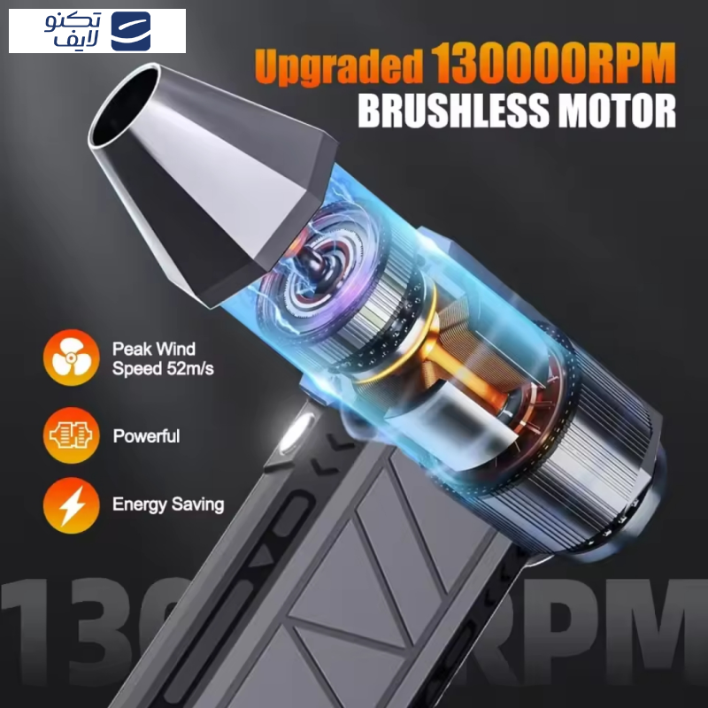 دستگاه دمنده و مکنده شارژی مدل VIOLENT چراغدار