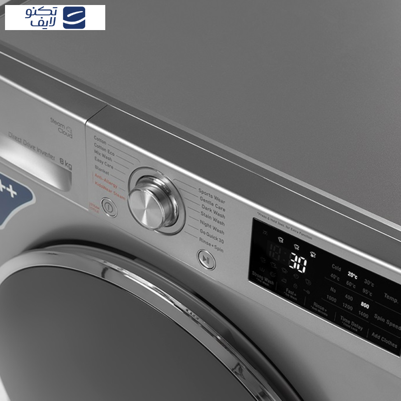 ماشین لباسشویی 8 کیلوگرم اتوماتیک جی پلاس مدل GWM-R88S.KTN