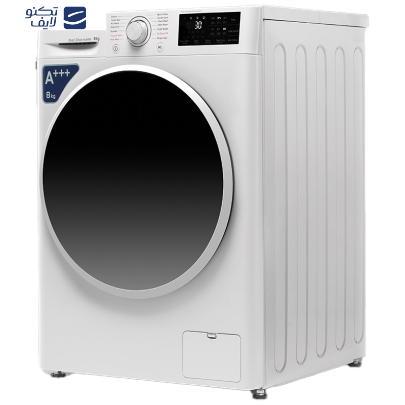 ماشین لباسشویی 8 کیلوگرم اتوماتیک جی پلاس مدل GWM-R87W.KTN