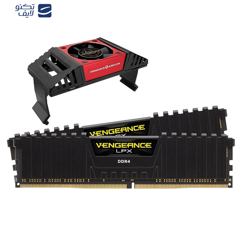 رم دسکتاپ DDR4 تک کاناله 3200 مگاهرتز CL16 کورسیر مدل VENGEANCE LPX ظرفیت 8گیگابایت رم دسکتاپ DDR4 تک کاناله 3200 مگاهرتز CL16 کورسیر مدل VENGEANCE LPX ظرفیت 8گیگابایت