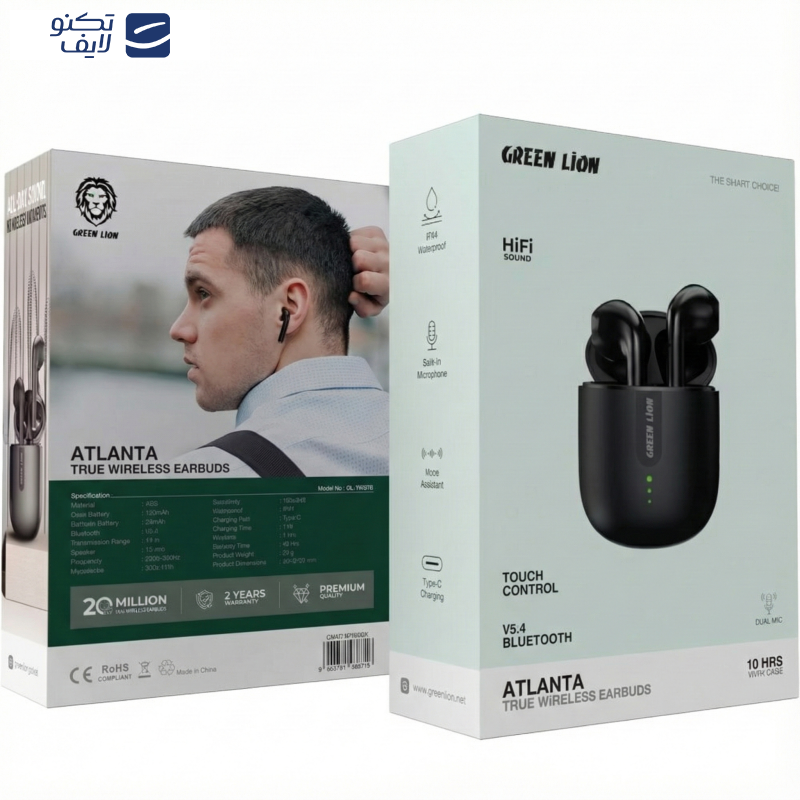 هندزفری بلوتوثی گرین لاین مدل Atlanta هندزفری بلوتوثی گرین لاین مدل Atlanta
