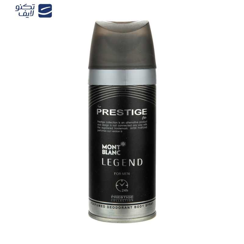 اسپری خوشبو کننده بدن مردانه پرستیژ مدل MONT BLANC LEGEND حجم 150 میلی لیتر اسپری خوشبو کننده بدن مردانه پرستیژ مدل MONT BLANC LEGEND حجم 150 میلی لیتر