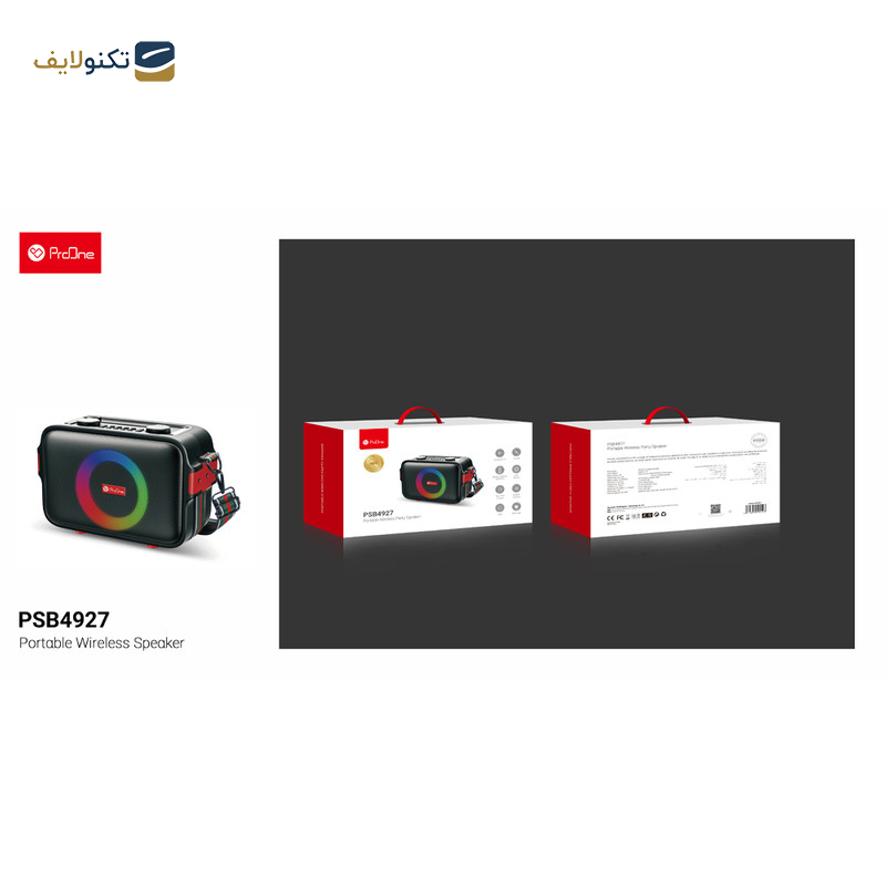 اسپیکر بلوتوثی قابل حمل پرووان مدل PSB4927 اسپیکر بلوتوثی قابل حمل پرووان مدل PSB4927